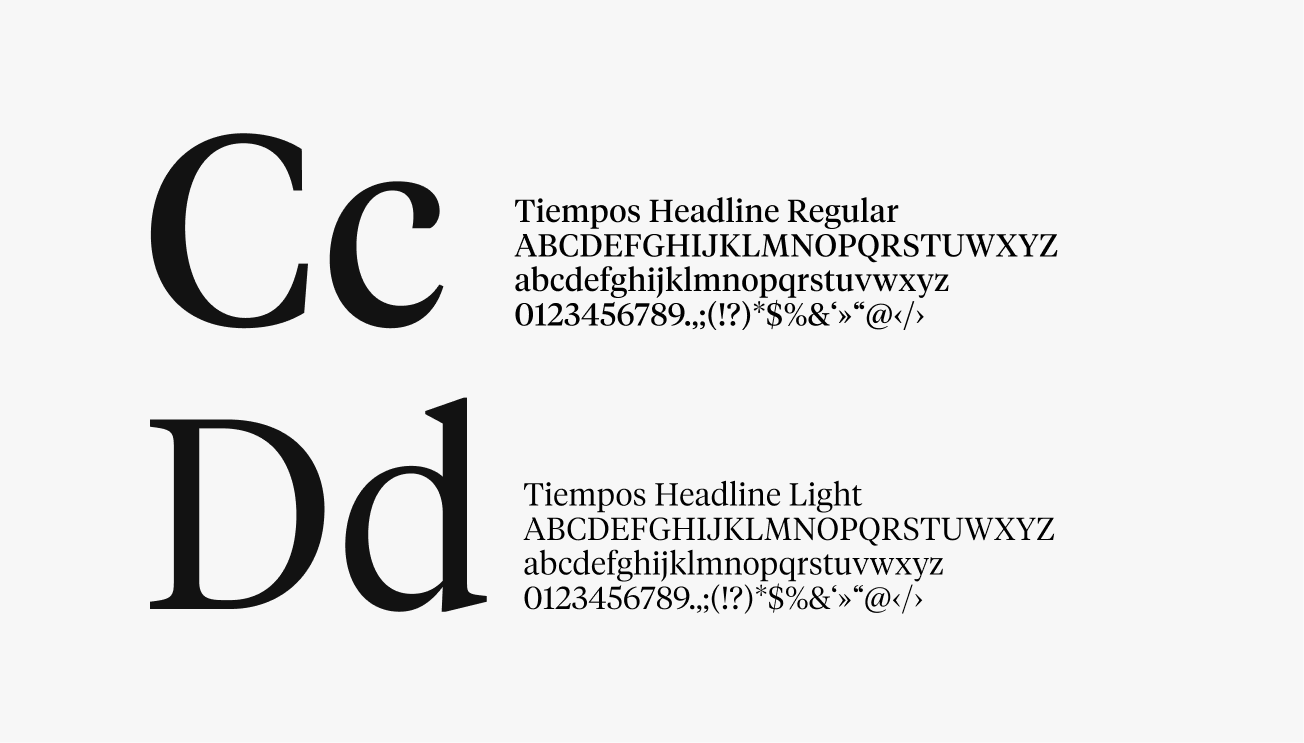 Tiempos Headline Beispiel